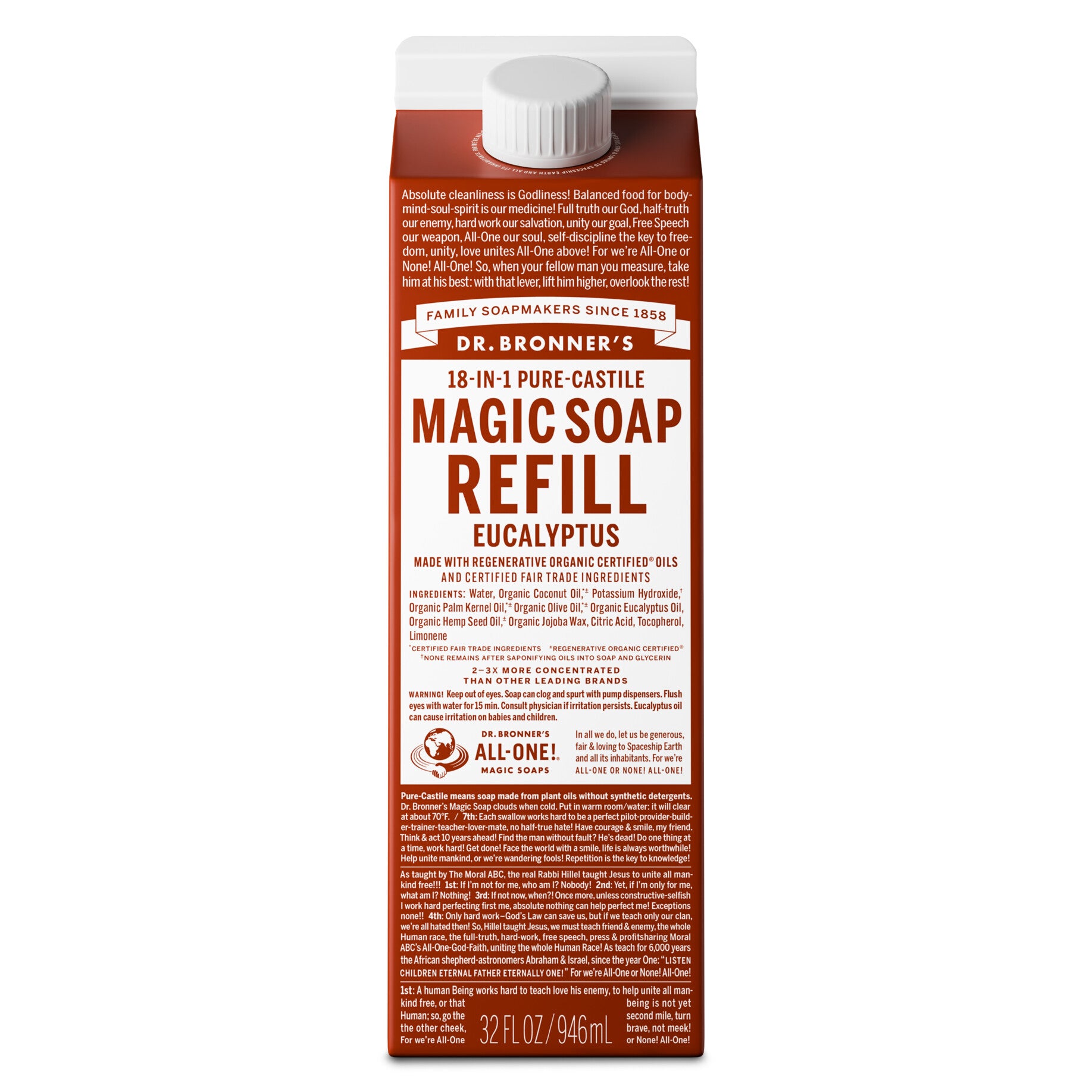 Eucalyptus Pure Castile Magic Soap Refill