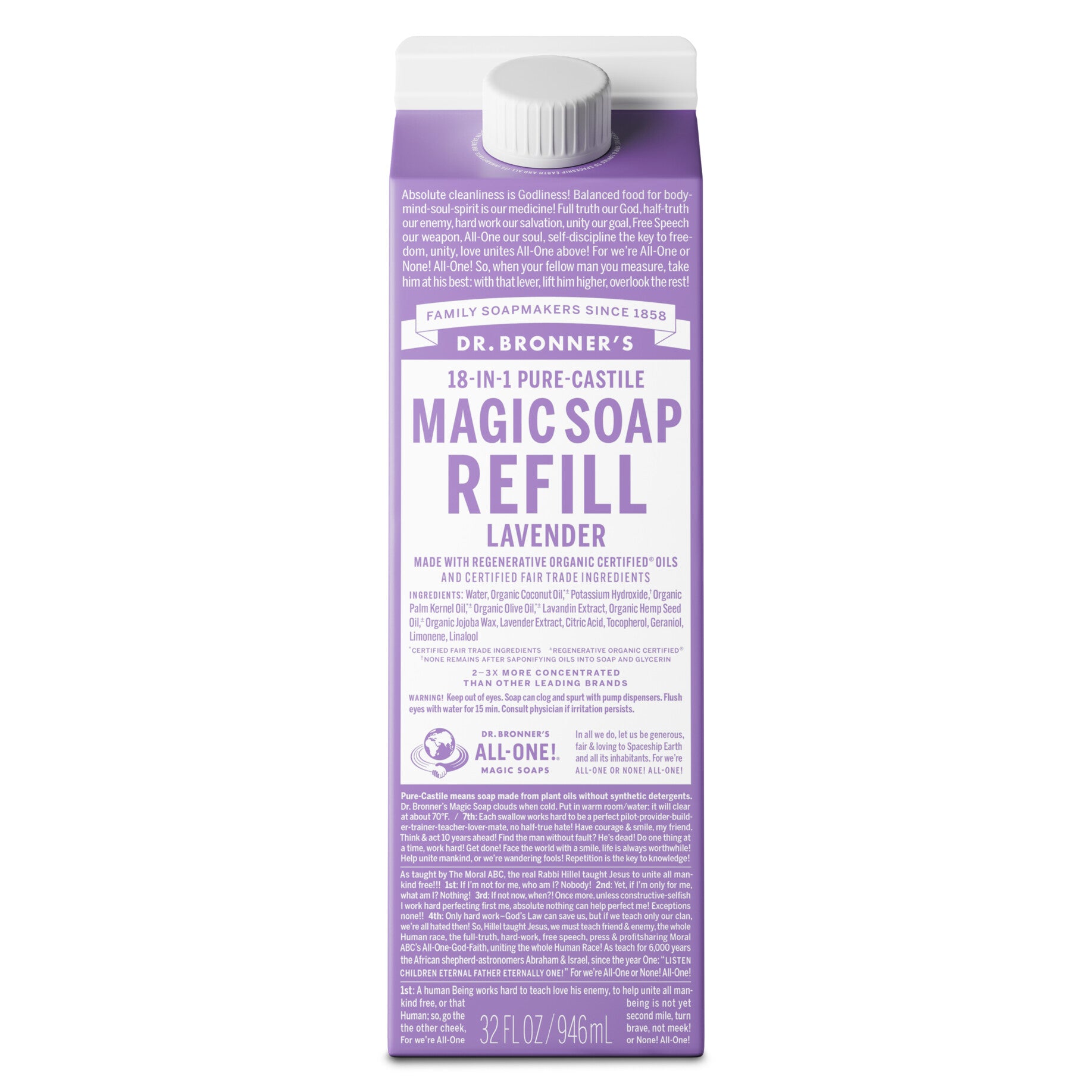 Lavender Pure Castile Magic Soap Refill