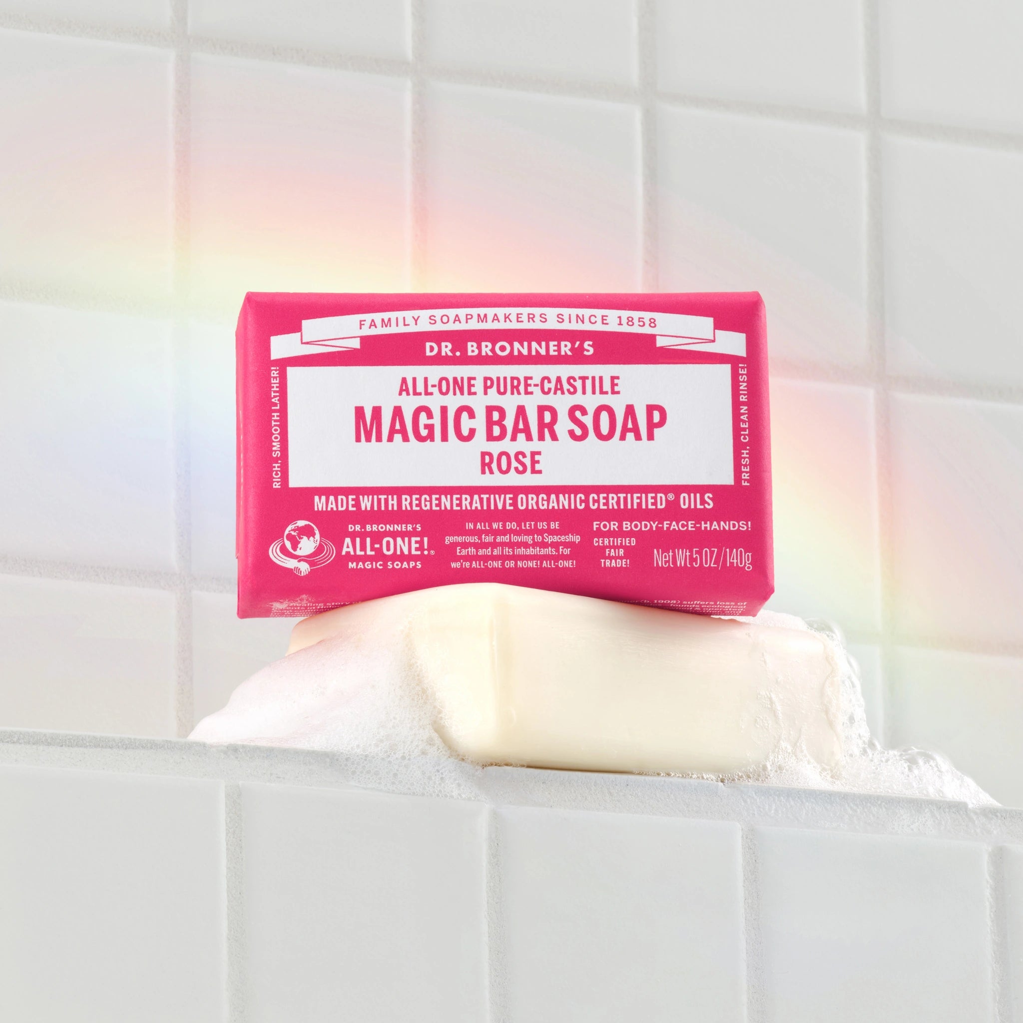 Alternative view of Rose Pure Castile Magic Bar Soap