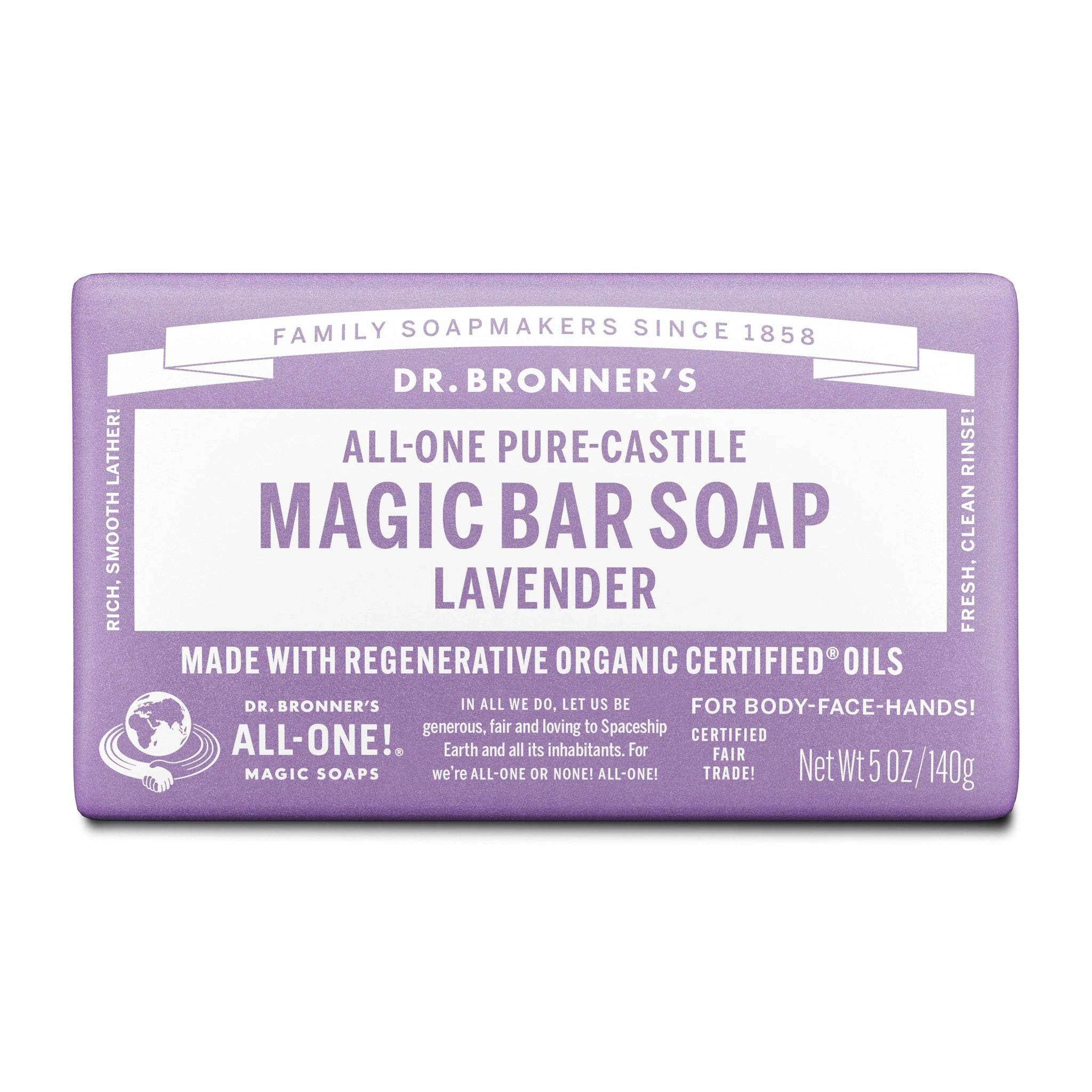 Lavender Pure Castile Magic Bar Soap