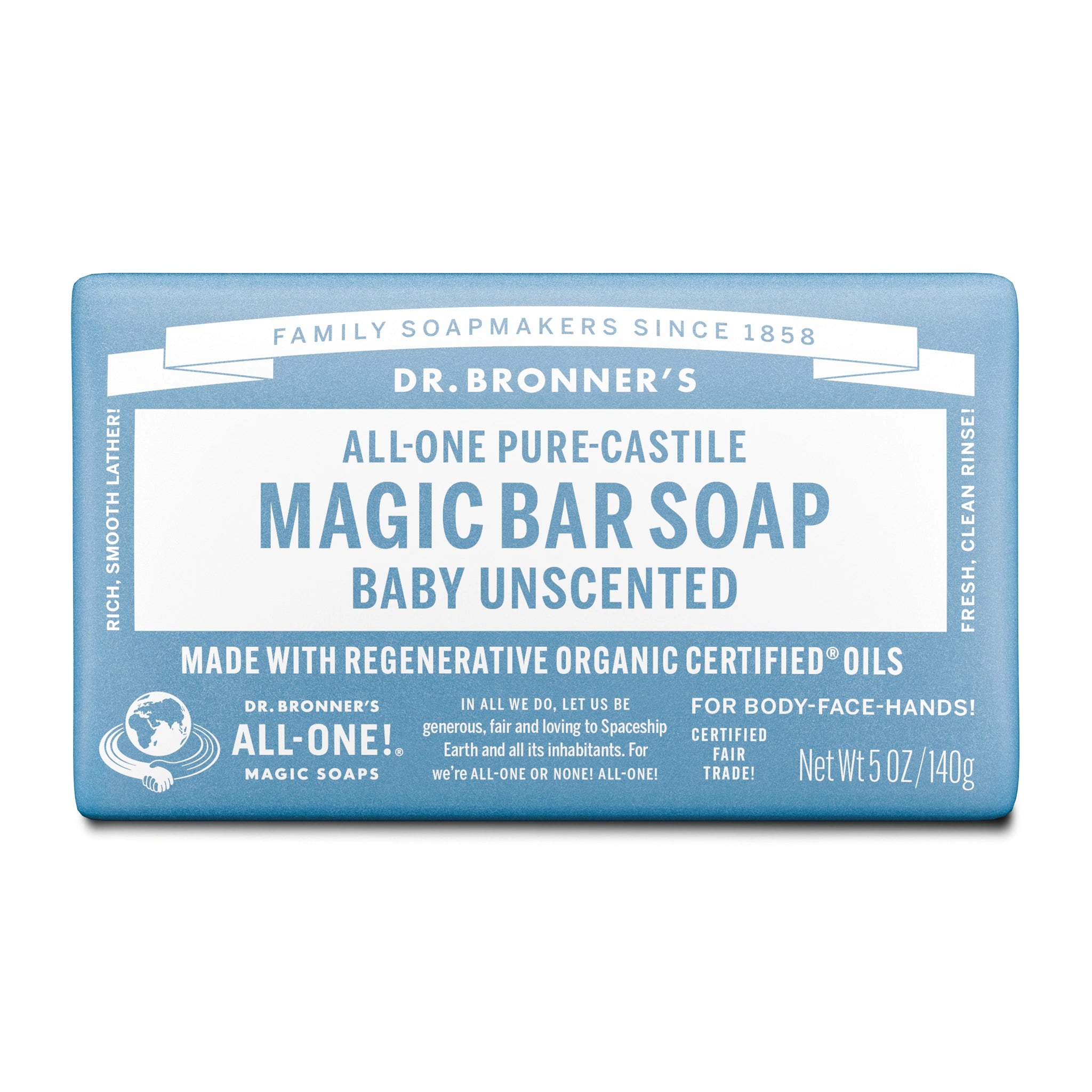 Unscented Pure Castile Magic Bar Soap