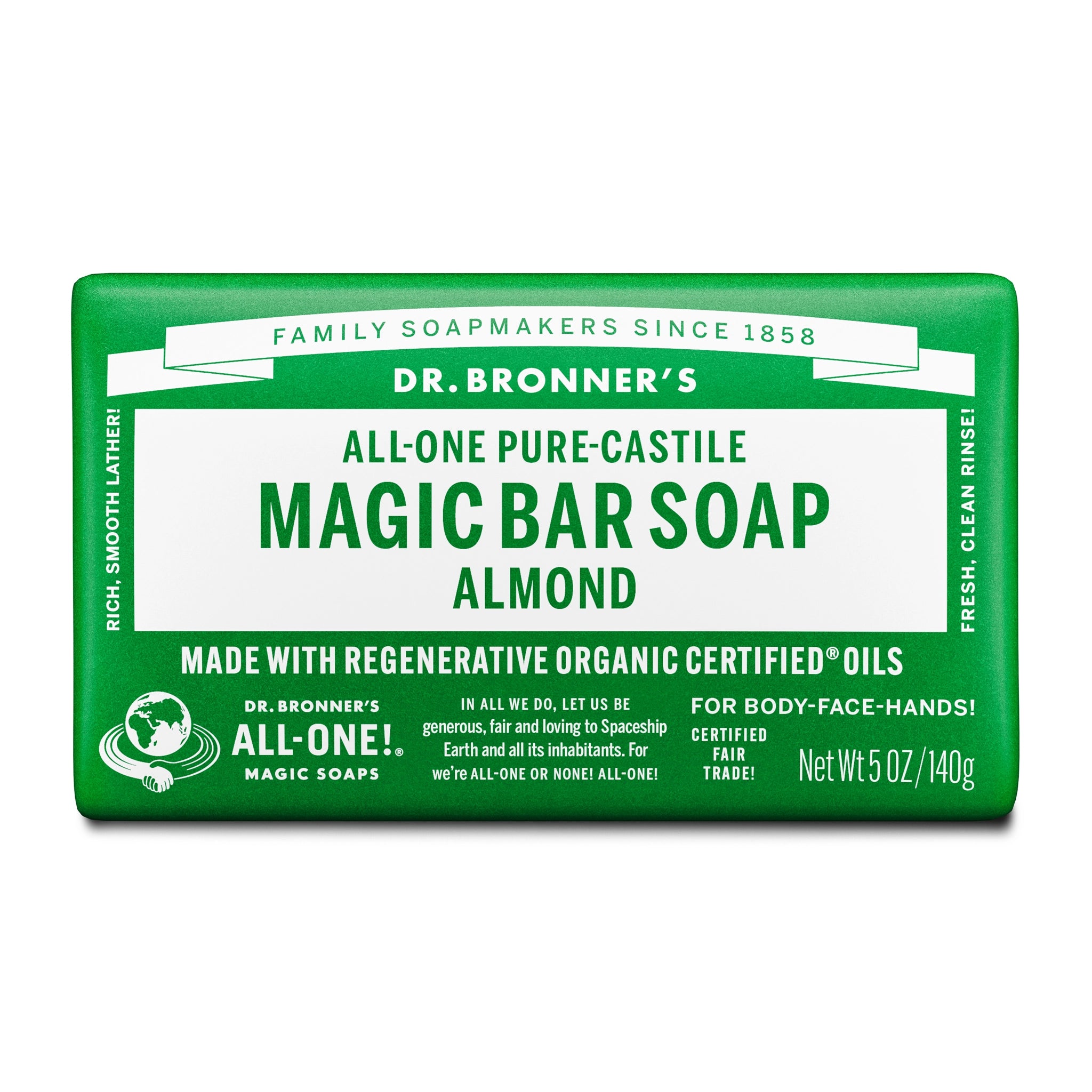 Almond Pure Castile Magic Bar Soap