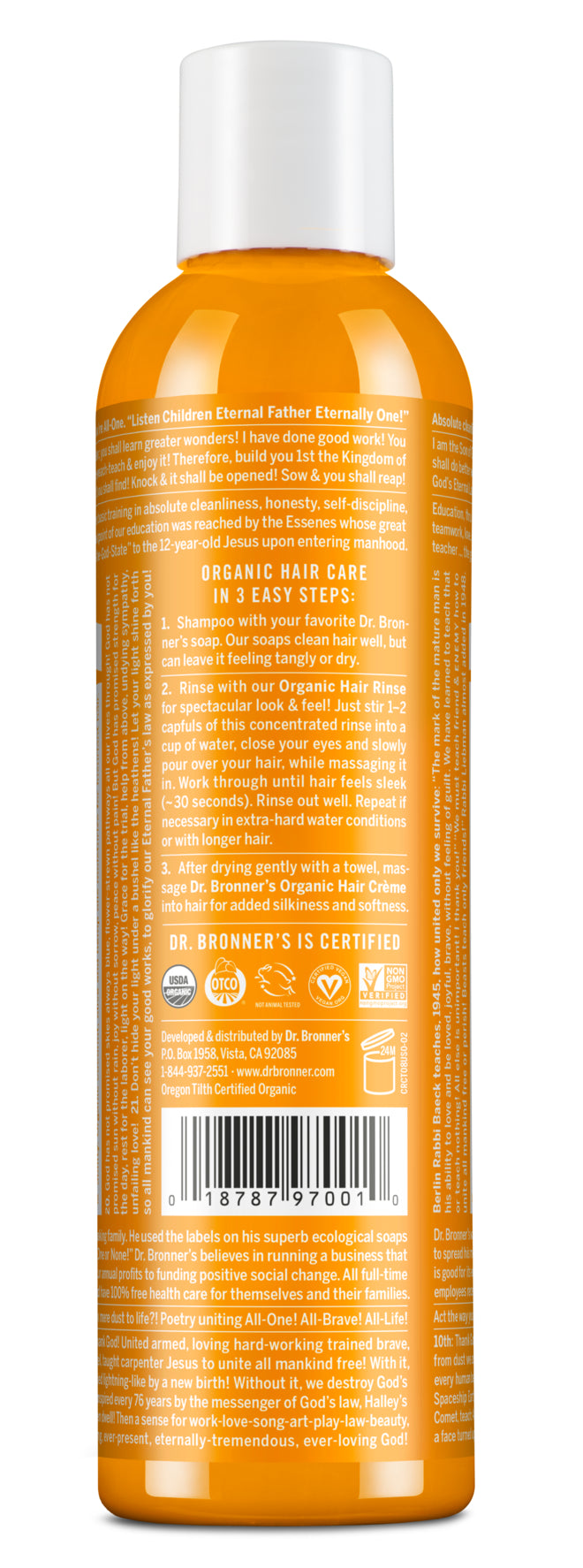 Alternative view of Organic Hair Rinse